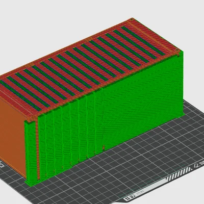 Mô hình thùng Container 3D - File in 3D đẹp mắt cho góc làm việc