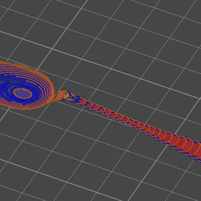 Mô hình muỗng nhựa in 3D cổ điển - Bền bỉ và tiện dụng