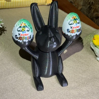 Mô hình chú thỏ Phục sinh in 3D giữ trứng cực kỳ đáng yêu