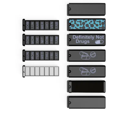 Hộp Thuốc Trượt Bỏ Túi (Pocket Sliding Pill Box)