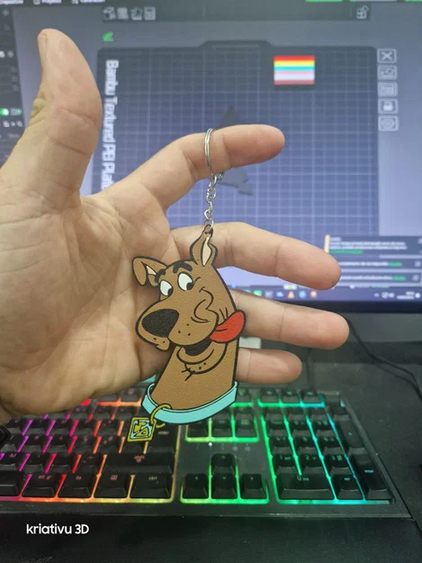 Móc khóa Scooby-Doo in 3D độc đáo, thiết kế chi tiết sắc nét - Image 1