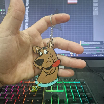 Móc khóa Scooby-Doo in 3D độc đáo, thiết kế chi tiết sắc nét