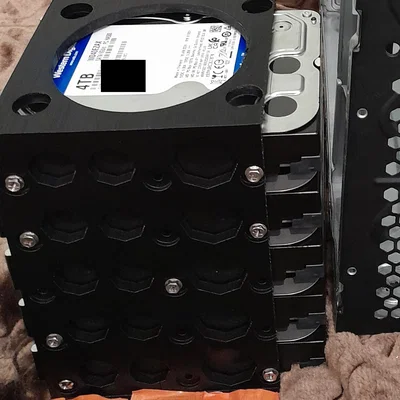 Khung giá đỡ 5 ổ cứng HDD 3.5 inch in 3D cực gọn cho máy chủ NAS