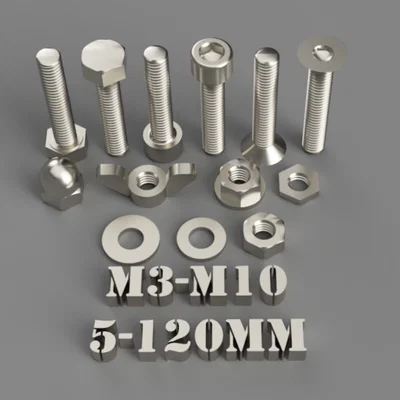 Bộ sưu tập bu lông & đai ốc Ultimate (Hex/Allen Socket/Allen Countersunk)
