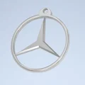 Móc khóa logo Mercedes - File in 3D miễn phí cho fan xe sang - Thumbnail 1