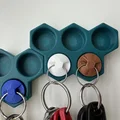 Giá treo chìa khóa tổ ong nam châm độc đáo cho ngôi nhà hiện đại - Thumbnail 1