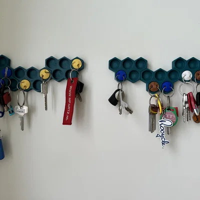 Giá treo chìa khóa tổ ong nam châm độc đáo cho ngôi nhà hiện đại