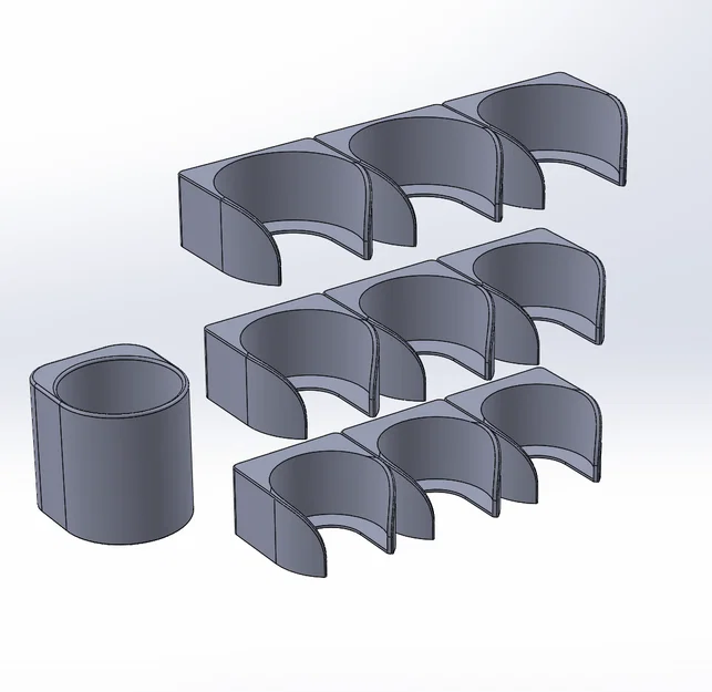 Giá treo chai lọ và dụng cụ cho Honeycomb Wall System (HSW) - Image 1