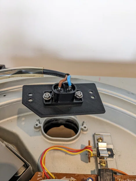 Ngàm gắn socket RCA và đầu nối nguồn cho Technics SL-1200/1210 - Image 6