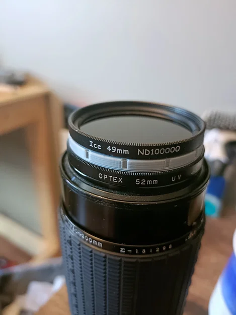 Adapter filter 49mm sang 52mm cho lens (Lens filter adapter 49mm to 52mm) - Image 1