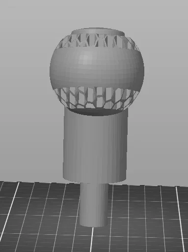 Núm cần số in 3D phong cách tổ ong cá tính cho xe hơi - Image 3