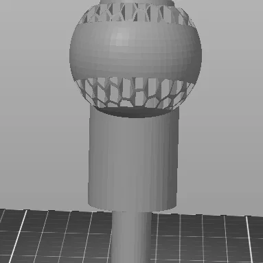 Núm cần số in 3D phong cách tổ ong cá tính cho xe hơi