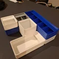 Hộp Gridfinity Re-refined parametric có label/lip, scoop và divider - Thumbnail 1