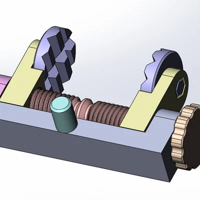 Bộ kẹp kết hợp với giá đỡ đồng hồ so (dial indicator) dùng magnetic stand