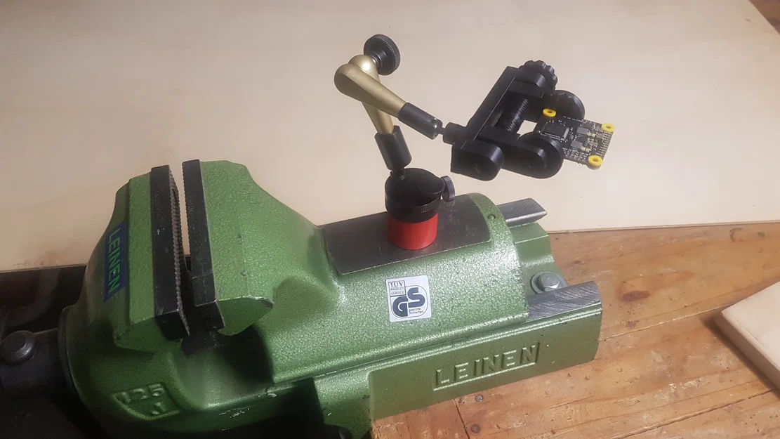 Bộ kẹp kết hợp với giá đỡ đồng hồ so (dial indicator) dùng magnetic stand - Image 4