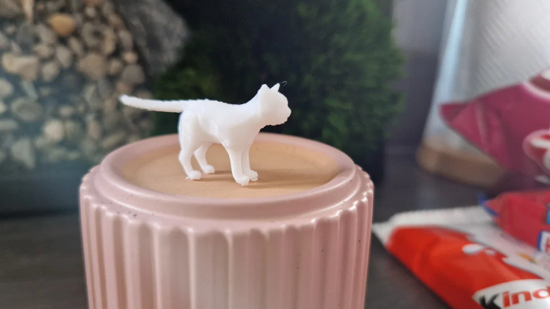 Mô hình mèo Low Poly (Low Poly Cat) in 3D cực xinh - Image 1