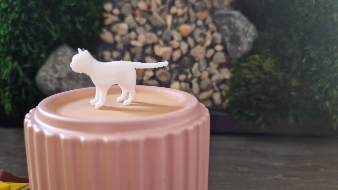 Mô hình mèo Low Poly (Low Poly Cat) in 3D cực xinh - Image 3