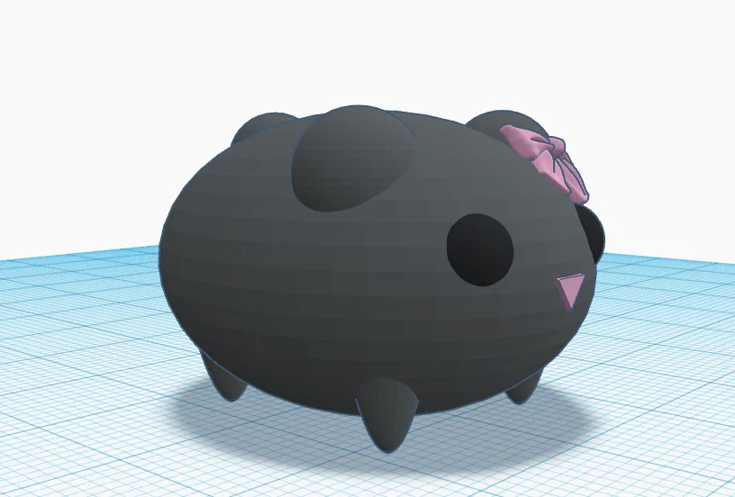Mô hình Sad Hamster in 3D dễ thương trang trí bàn làm việc - Image 2