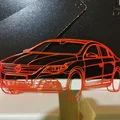 Mô hình trang trí Volkswagen Passat CC in 3D dạng khung viền độc đáo - Thumbnail 2