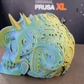 Ống Heo Cyberdemon Skull Coinbank (Sọ Cyberdemon Steampunk) - Thumbnail 4
