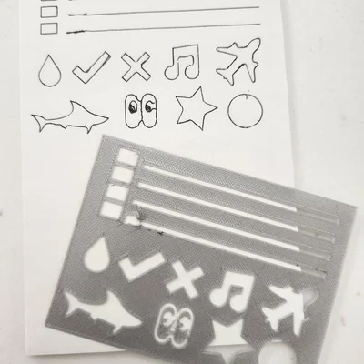 Stencil cho Lịch/Planner/Bullet Journal/Diary
