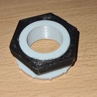 Đai ốc nhựa PG21 Nut SW33 - Giải pháp in 3D thay thế nhanh chóng