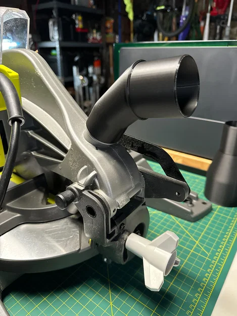 Adapter đa năng nối ống Rigid Shop Vac với Ryobi 10in. Miter Saw - Image 3