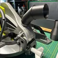 Adapter đa năng nối ống Rigid Shop Vac với Ryobi 10in. Miter Saw - Thumbnail 3