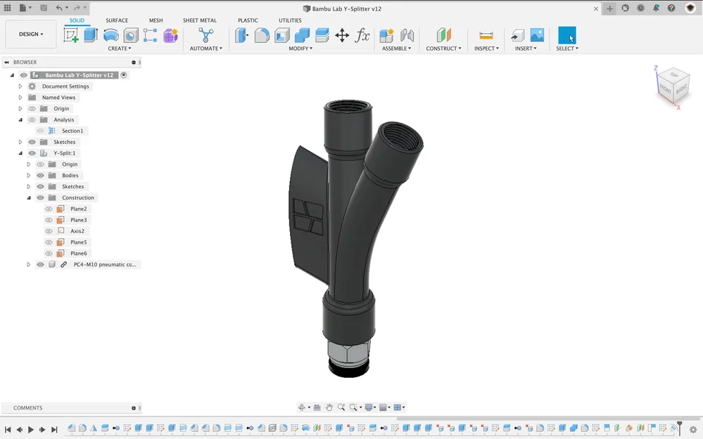 Bambu Lab Y-Splitter PC4-M10 kèm nam châm cho X1/X1 Carbon - Image 17
