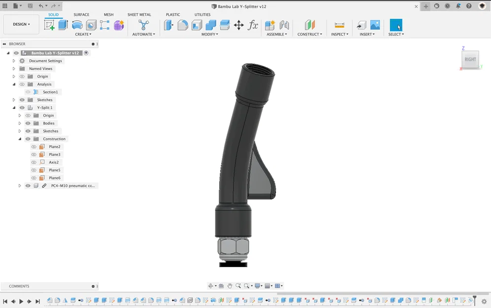 Bambu Lab Y-Splitter PC4-M10 kèm nam châm cho X1/X1 Carbon - Image 18