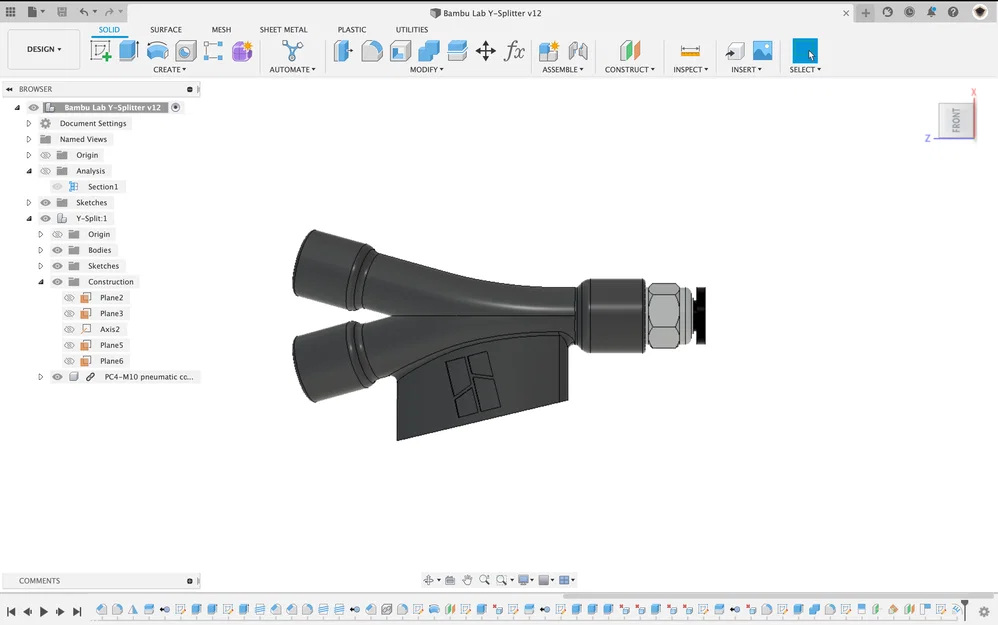 Bambu Lab Y-Splitter PC4-M10 kèm nam châm cho X1/X1 Carbon - Image 20