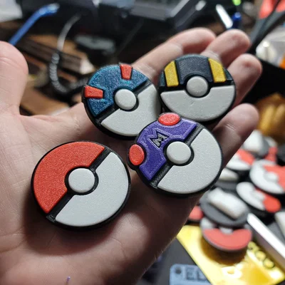 Pokéball Clips – Kẹp Pokéball dễ in