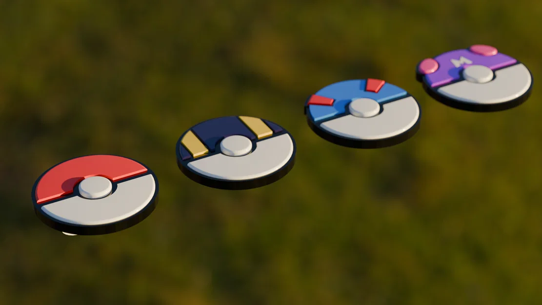 Pokéball Clips – Kẹp Pokéball dễ in - Image 2