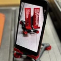 Kệ đỡ điện thoại Industrial bản lớn hơn với họa tiết Voronoi - Thumbnail 1