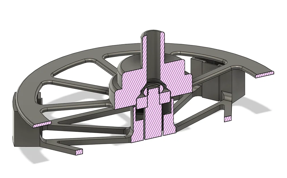 Giá đỡ cuộn filament ngang cho Flsun SR (Super Racer) - Image 5