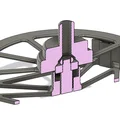 Giá đỡ cuộn filament ngang cho Flsun SR (Super Racer) - Thumbnail 5