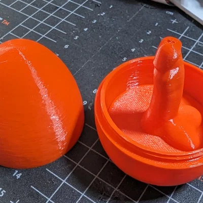 Mô hình quả trứng bất ngờ - Món quà trêu đùa vui nhộn in 3D