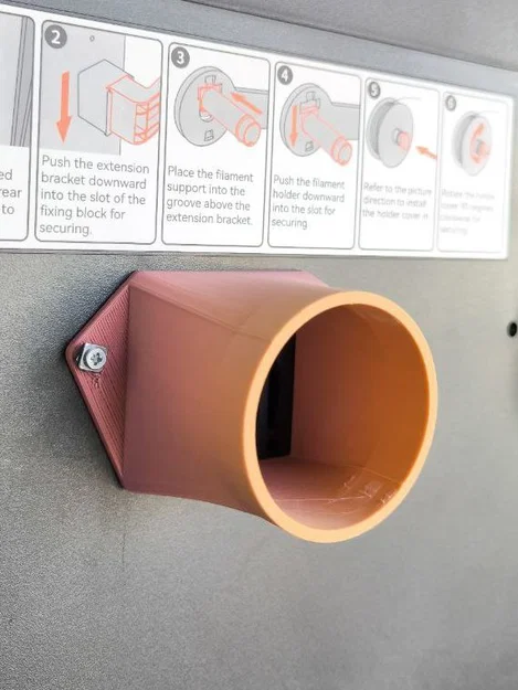 Adapter ống gió 60mm rear mount cho QIDI Q1 Pro - Image 3