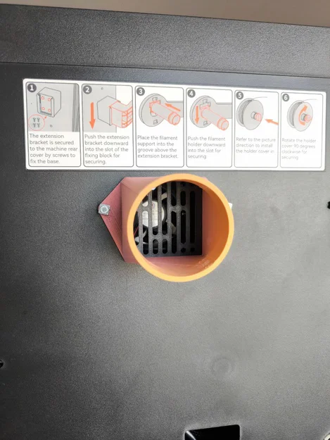 Adapter ống gió 60mm rear mount cho QIDI Q1 Pro - Image 4