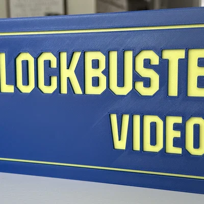 Bảng hiệu Blockbuster Video kinh điển