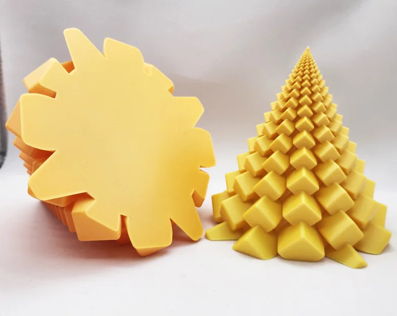 Mô hình in 3D cây thông khối lập phương Sugar Cube Tree độc đáo - Image 2