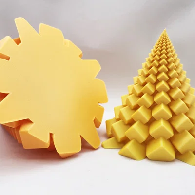 Mô hình in 3D cây thông khối lập phương Sugar Cube Tree độc đáo