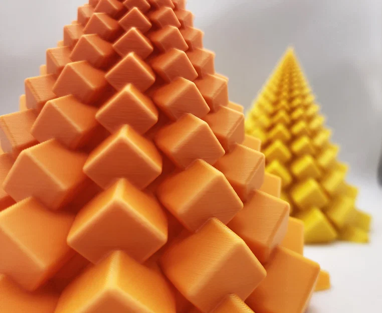 Mô hình in 3D cây thông khối lập phương Sugar Cube Tree độc đáo - Image 3