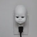 Mô hình đầu búp bê rùng rợn trang trí đèn ngủ (Creepy Doll Nightlight) - Thumbnail 1