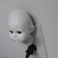 Mô hình đầu búp bê rùng rợn trang trí đèn ngủ (Creepy Doll Nightlight) - Thumbnail 2