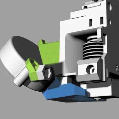 Ống dẫn gió quạt Prusa Mk3 (kèm adaptor gắn đôi)