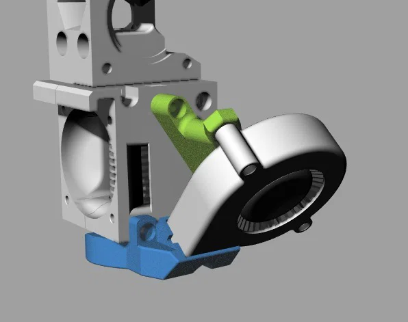 Ống dẫn gió quạt Prusa Mk3 (kèm adaptor gắn đôi) - Image 4