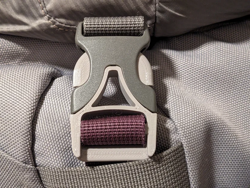 Khóa gài thay thế cho balo Osprey Flap Jill Courier (In 3D) - Image 2