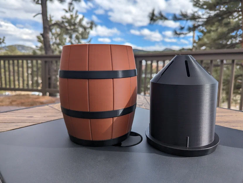 Chậu Trồng Cây Dạng Thùng Gỗ (Barrel Planter) - Image 2