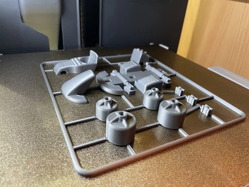 Mô hình xe đua Kart Kit Card mini tự lắp ráp in 3D - Image 1